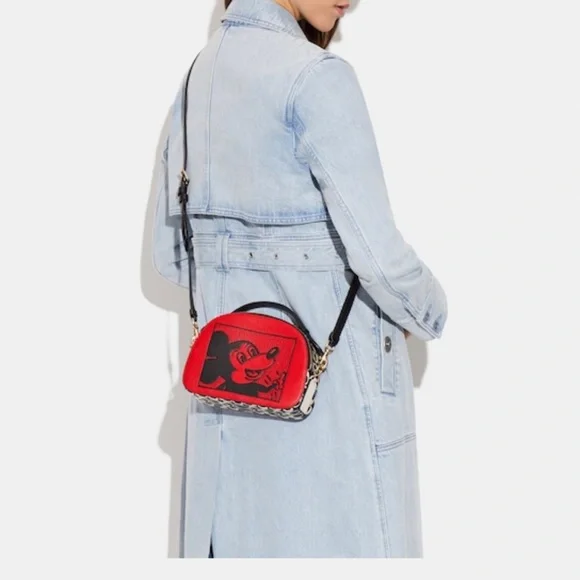 🖤♥️NEW! Disney Mickey Mouse X Keith Haring Serena Satchel - Picture 5 of 5